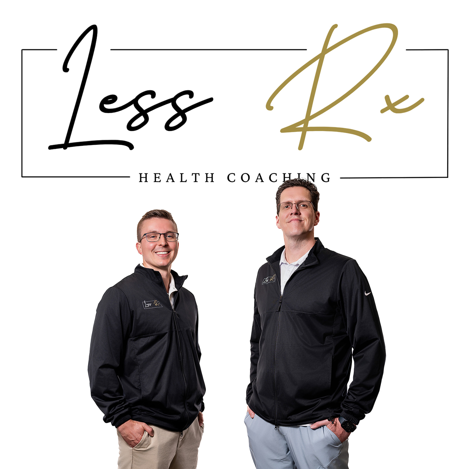 Less RX Health branding